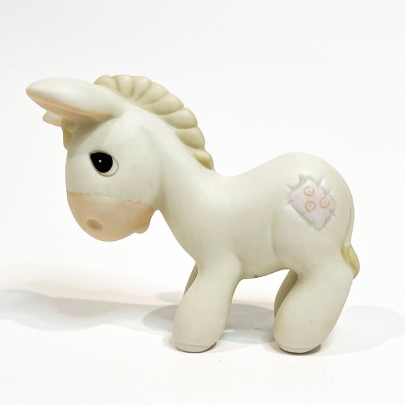 Precious Moments Nativity Donkey Figurines 1980, 1981 E-5621 Set of 2 - Picture 7 of 11